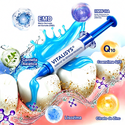 🇪🇸 VITALISYS®🦷 𝑮𝒖𝒎𝑹𝒆𝒗𝒊𝒗𝒆 Gel Regenerador Periodontal🍊