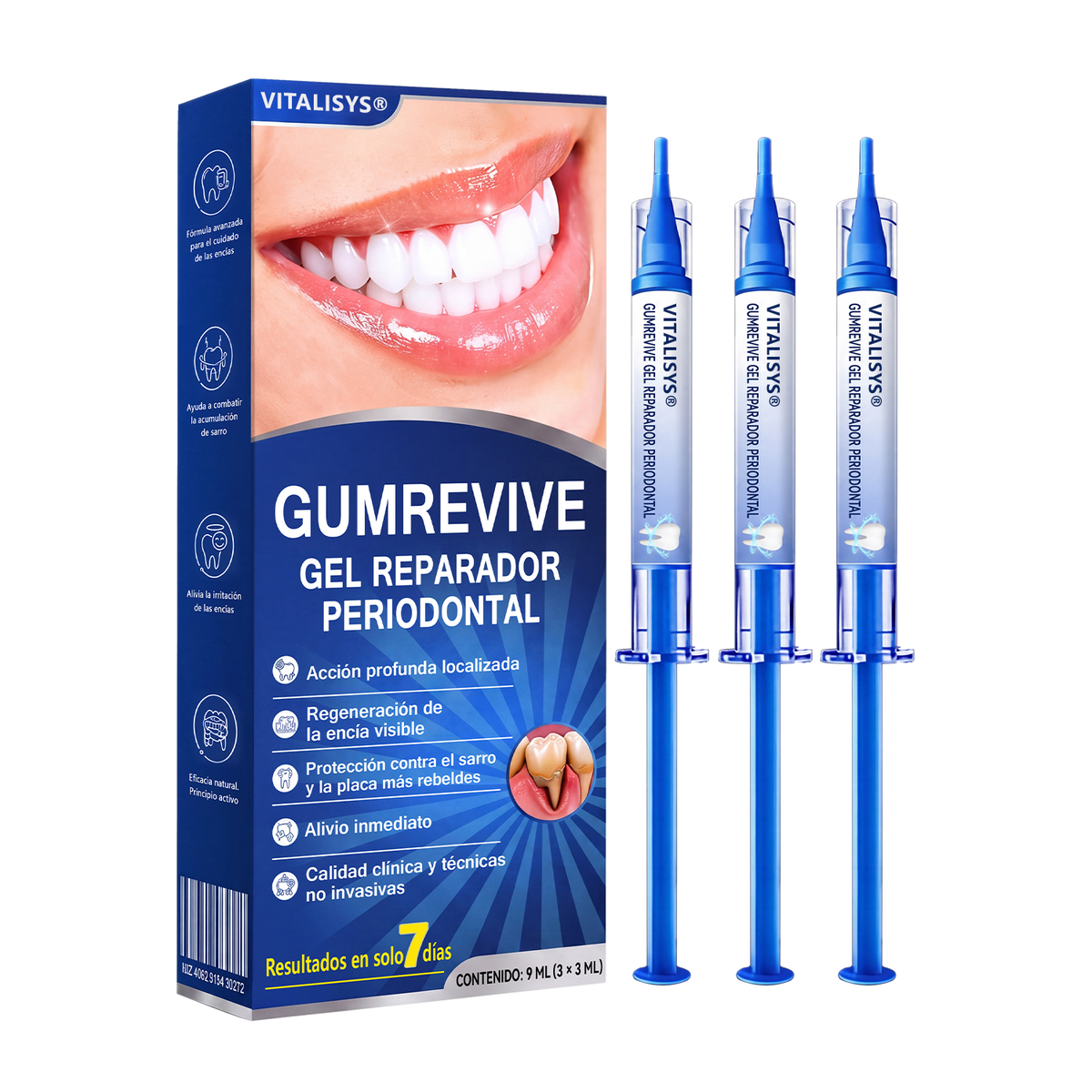 🇪🇸 VITALISYS®🦷 𝑮𝒖𝒎𝑹𝒆𝒗𝒊𝒗𝒆 Gel Regenerador Periodontal🍊