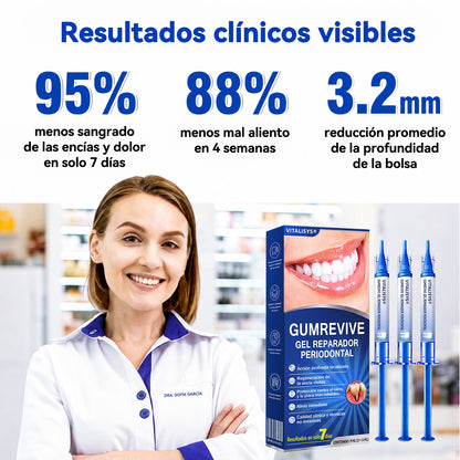 🇪🇸 VITALISYS®🦷 𝑮𝒖𝒎𝑹𝒆𝒗𝒊𝒗𝒆 Gel Regenerador Periodontal🍊